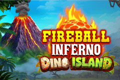 Fireball Inferno: Dino Island logo