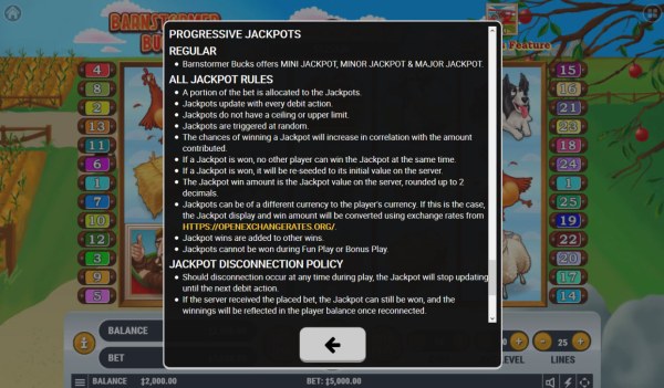 Progressive Jackpot Rules - Casino Codes