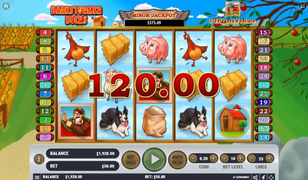 Casino Codes image of Barnstormer Bucks