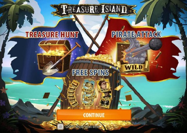 This game features Treasure Hunt, Pirate Attack Wild and Free spins - Casino Codes