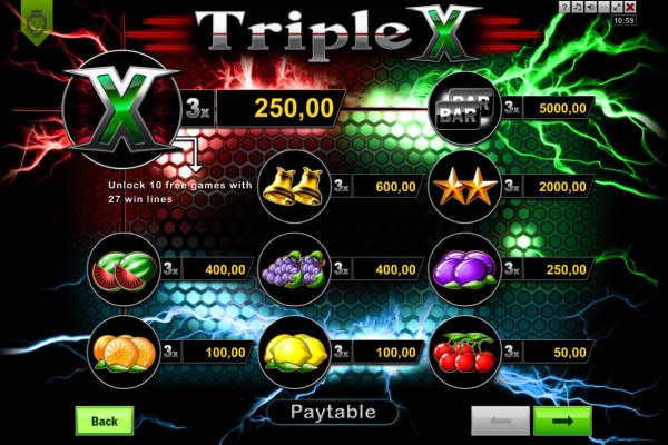 Casino Codes image of Triple X