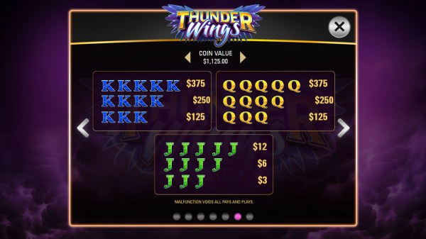 Casino Codes image of Thunder Wings