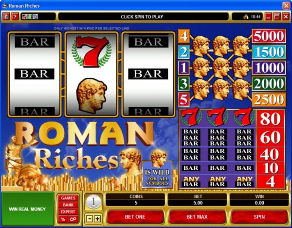 Roman Riches by Casino Codes