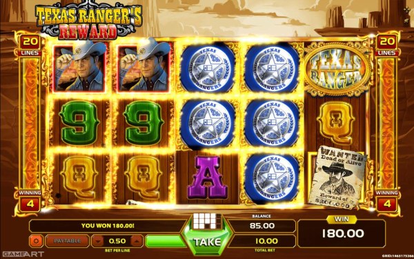Texas Ranger's Reward by Casino Codes