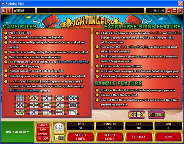 Casino Codes image of Fighting Fish