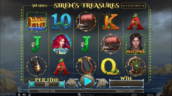 Casino Codes image of Siren's Treasure