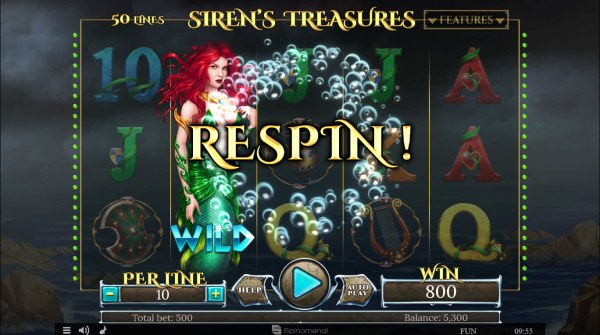 Casino Codes - Respin Triggered