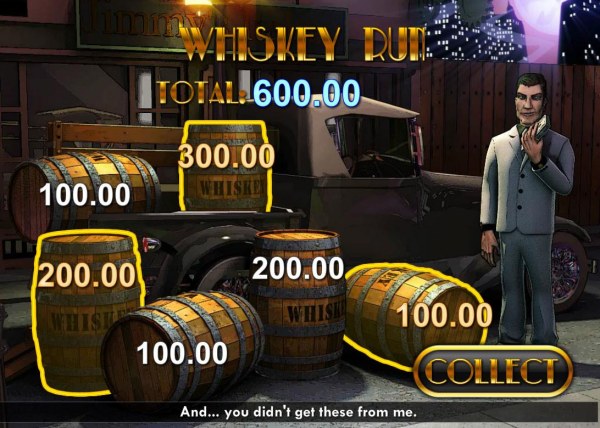 Picking winning barrels leads to a 600 coin win - Casino Codes