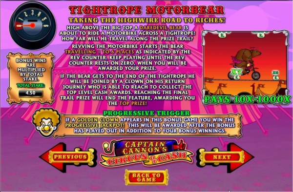 Casino Codes image of Captain Cannon's Circus of Cash