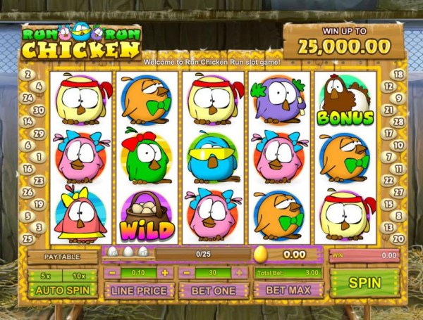 Casino Codes image of Run Chicken Run
