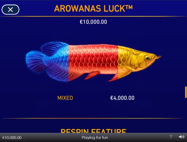 Casino Codes - Mixed Fish
