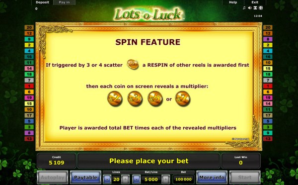 Casino Codes image of Lots o Luck