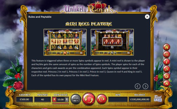 Casino Codes image of Unlikely Royals