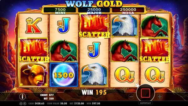 Landing scatter symbols anywhere on reels 1, 3 and 5 triggers the Free Spins feature. - Casino Codes