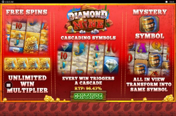 Casino Codes image of Diamond Mine