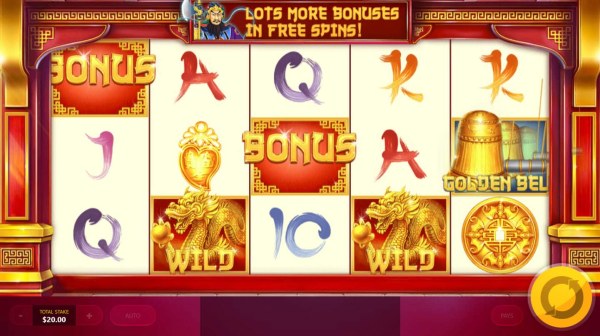 Golden Bell bonus feature triggered. by Casino Codes