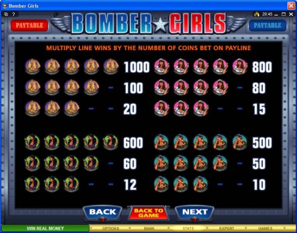 Casino Codes image of Bomber Girls