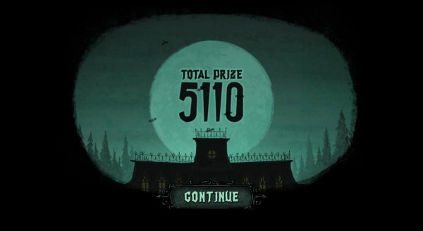 Spooky Rooms Bonus game pays out a total of 5110 by Casino Codes