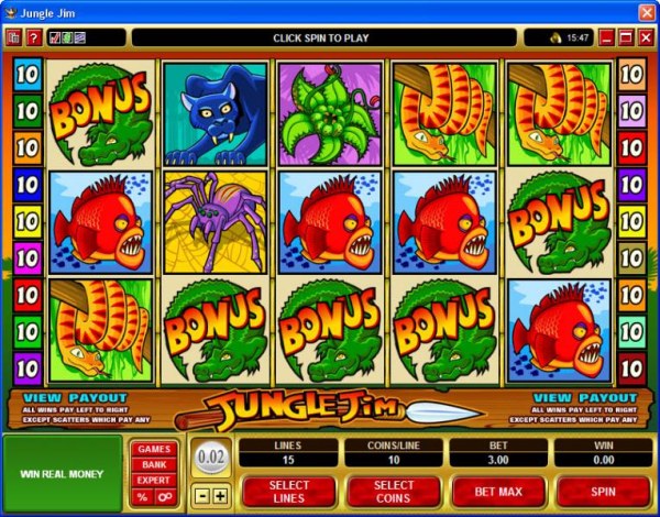 Jungle Jim by Casino Codes