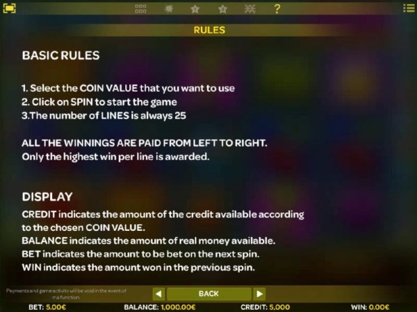 Basic game rules. by Casino Codes