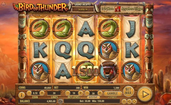Bird of Thunder by Casino Codes