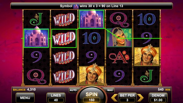 Stacked wild triggers multiple winning paylines - Casino Codes