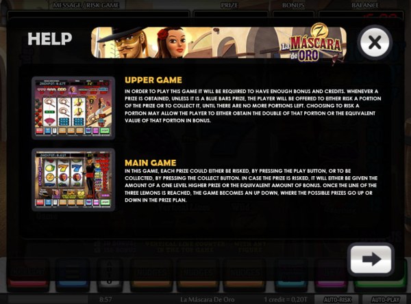 Casino Codes - Upper Game and Main Game Rules