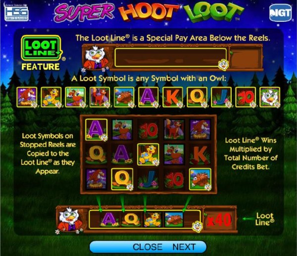 Super Hoot Loot screenshot