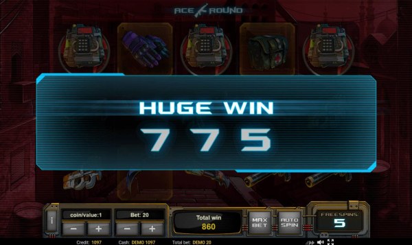 Casino Codes - A 775 coin huge win