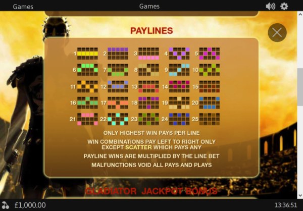 Casino Codes image of Gladiator Jackpot