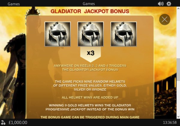 Casino Codes image of Gladiator Jackpot