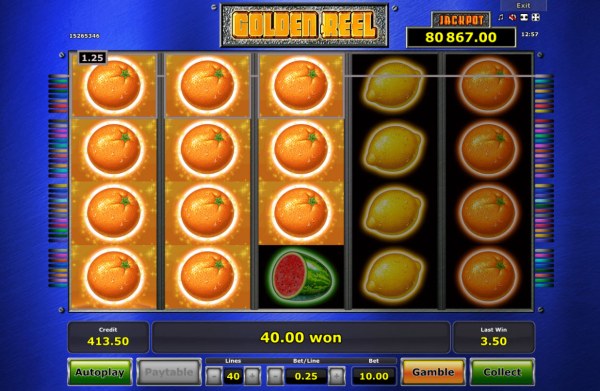 Casino Codes image of Golden Reel