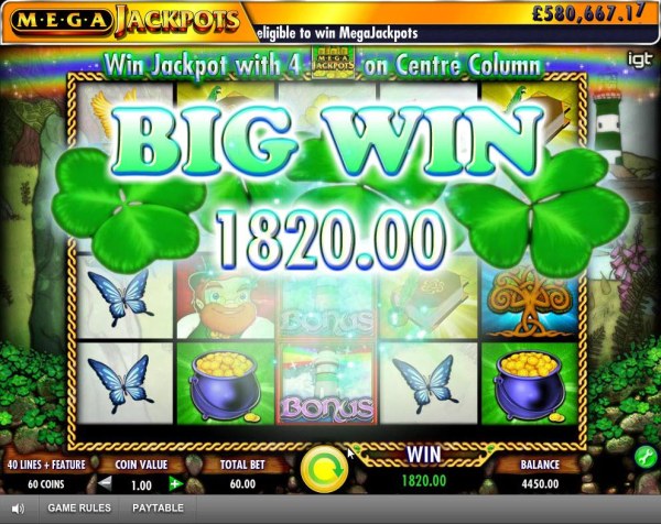 Big Win 1,820.00 by Casino Codes