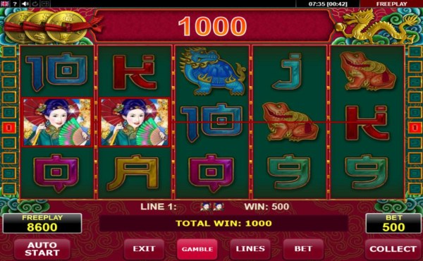 Casino Codes - A pair of winning paylines