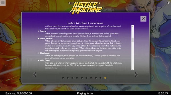 The Justice Machine by Casino Codes