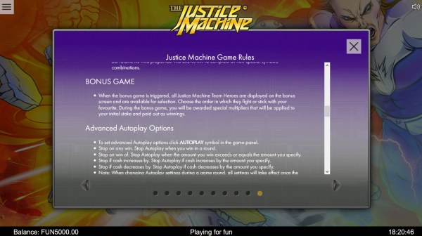 Casino Codes image of The Justice Machine