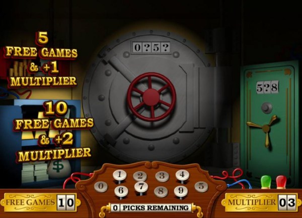 An additional 10 free games and +2 multiplier are awarded. by Casino Codes