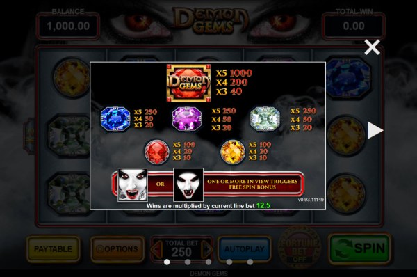 Casino Codes image of Demon Gems