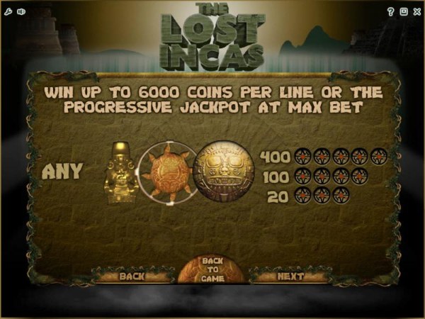Casino Codes - slot game medium value symbols paytable