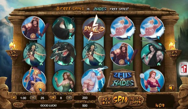 Zeus vs Hades by Casino Codes
