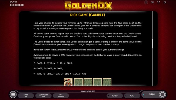 Golden Ox by Casino Codes
