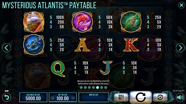 Mysterious Atlantis screenshot