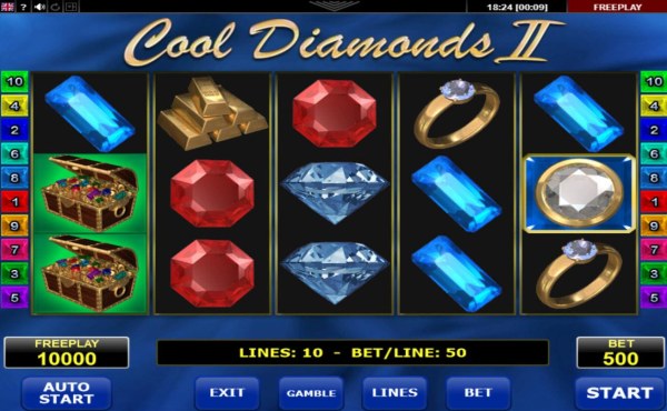 Cool Diamonds II by Casino Codes