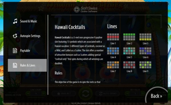 Hawaii Cocktails screenshot