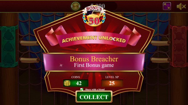 Casino Codes - Bonus Level Achieved
