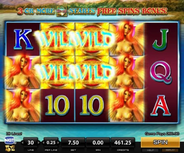 Multiple winning paylines triggers a big win! - Casino Codes