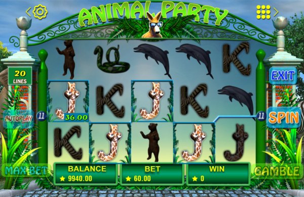 Animal Party by Casino Codes