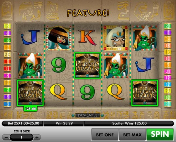 Casino Codes image of Secret of the Pharaoh's Chamber