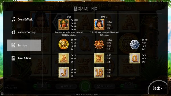 Aztec Magic Deluxe by Casino Codes
