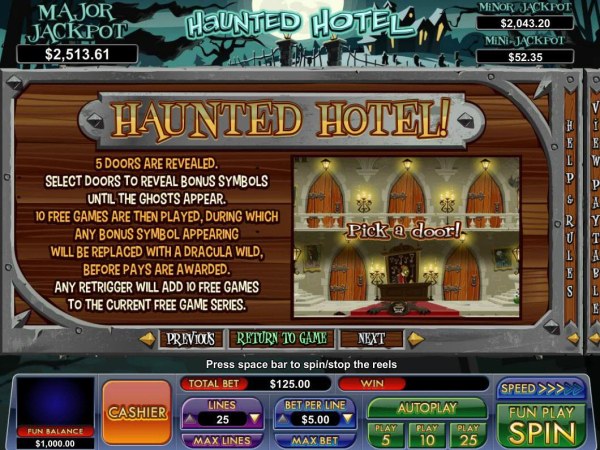 Haunted Hotel by Casino Codes